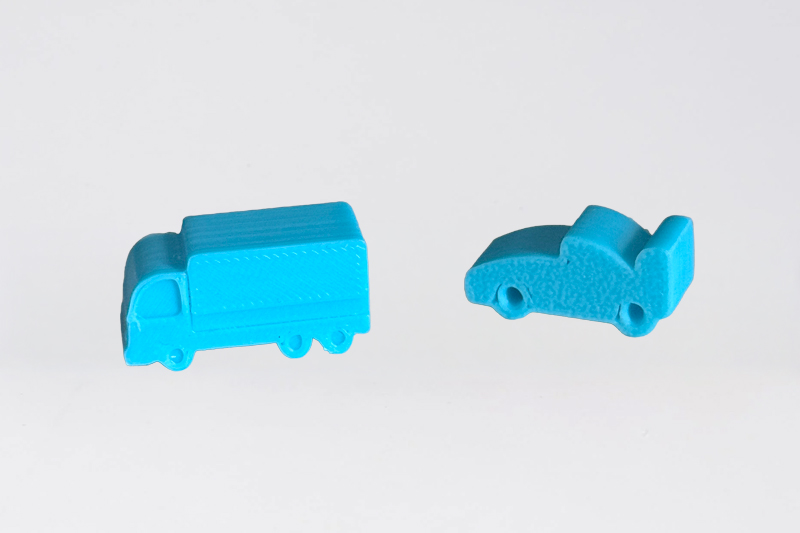 3D printede spillebrikker
