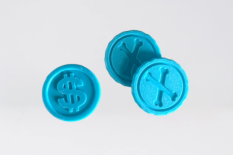 3D printede mønter