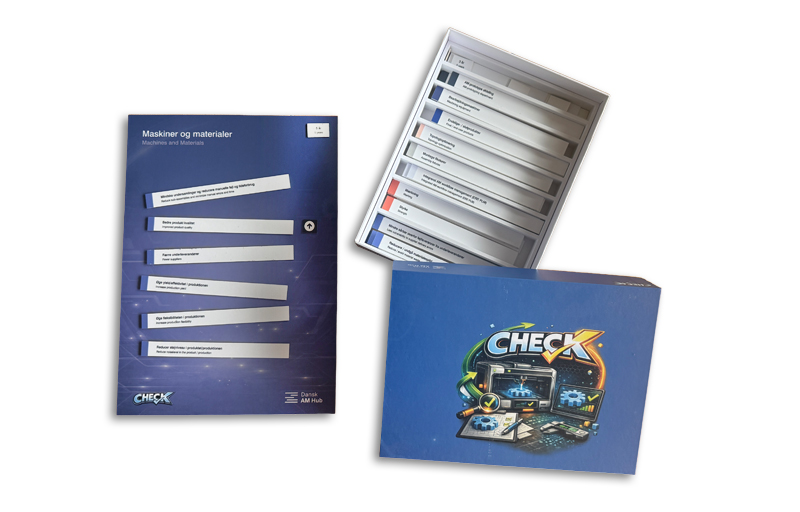 Design til spillet CHECK for Dansk AM Hub